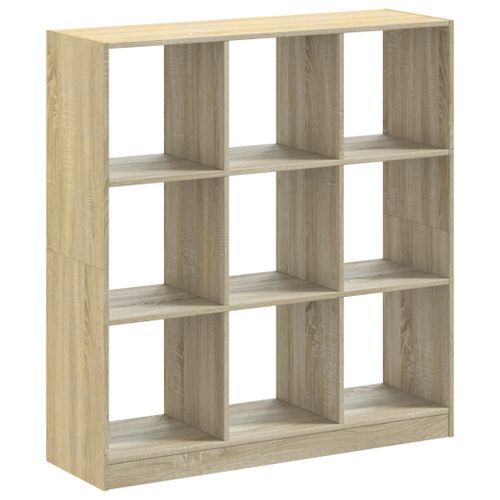 Bibliothèque chêne sonoma 102x32x108 cm bois d'ingénierie - Photo n°2; ?>