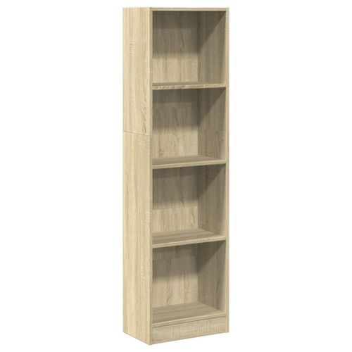 Bibliothèque chêne sonoma 40x24x143 cm bois d'ingénierie - Photo n°2; ?>