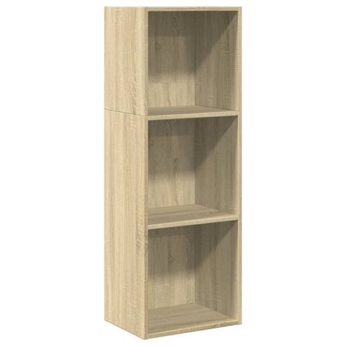 Bibliothèque chêne sonoma 40x30x114 cm bois d'ingénierie - Photo n°2; ?>