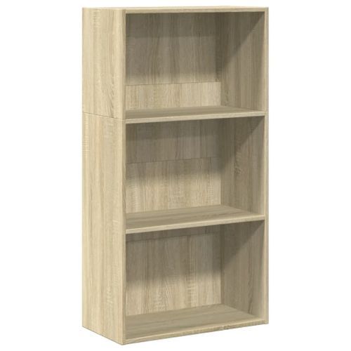 Bibliothèque chêne sonoma 60x30x114 cm bois d'ingénierie - Photo n°2; ?>