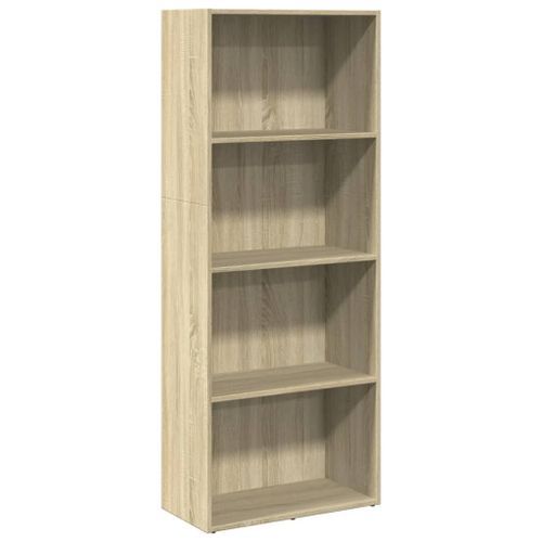 Bibliothèque chêne sonoma 60x30x152 cm bois d'ingénierie - Photo n°2; ?>