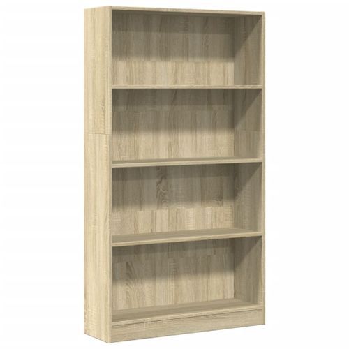 Bibliothèque chêne sonoma 80x24x143 cm bois d'ingénierie - Photo n°2; ?>