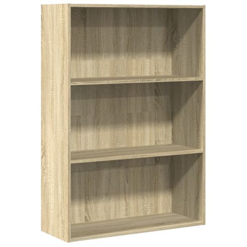 Bibliothèque chêne sonoma 80x30x114 cm bois d'ingénierie - Photo n°2; ?>