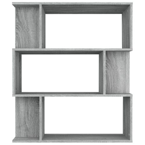 Bibliothèque/Cloison Sonoma gris 80x24x96 cm Bois d'ingénierie - Photo n°3; ?>