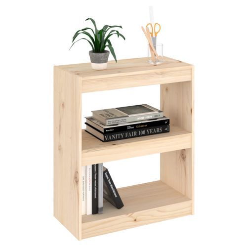 Bibliothèque/Séparateur de pièce 60x30x71,5 cm Bois de pin - Photo n°2; ?>