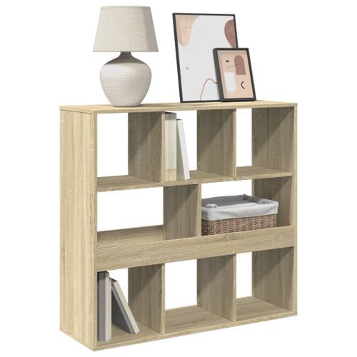 Bibliothèque/Séparateur de pièce chêne sonoma 100x33x94,5 cm - Photo n°3; ?>