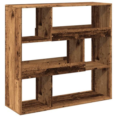 Bibliothèque/Séparateur de pièce vieux bois 100x33x94,5 cm - Photo n°2; ?>