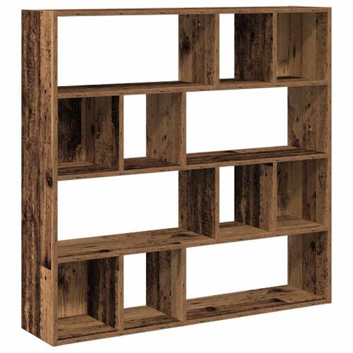 Bibliothèque/Séparateur de pièce vieux bois 105x24x102 cm - Photo n°2; ?>