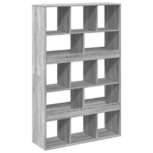 Bibliothèque sonoma gris 100x33x156,5 cm bois d'ingénierie - Photo n°2; ?>