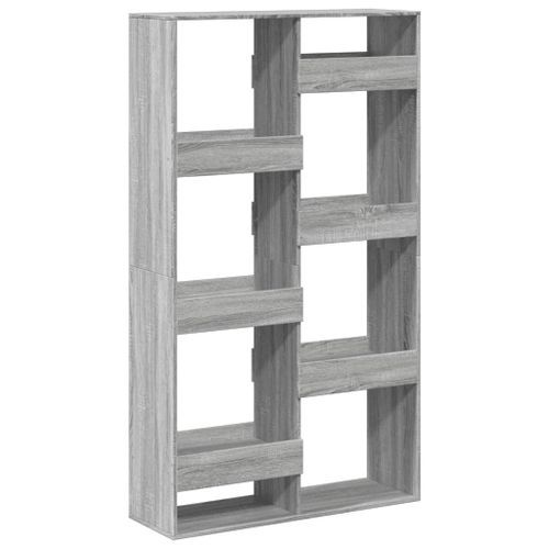 Bibliothèque sonoma gris 100x33x175 cm bois d'ingénierie - Photo n°2; ?>