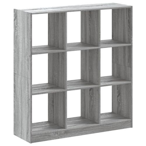 Bibliothèque sonoma gris 102x32x108 cm bois d'ingénierie - Photo n°2; ?>