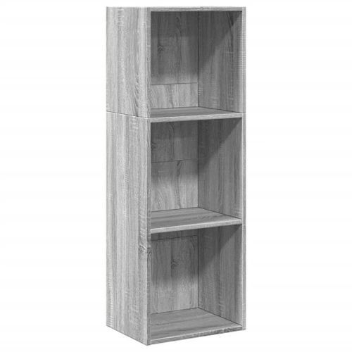 Bibliothèque sonoma gris 40x30x114 cm bois d'ingénierie - Photo n°2; ?>