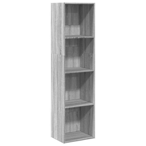 Bibliothèque sonoma gris 40x30x152 cm bois d'ingénierie - Photo n°2; ?>