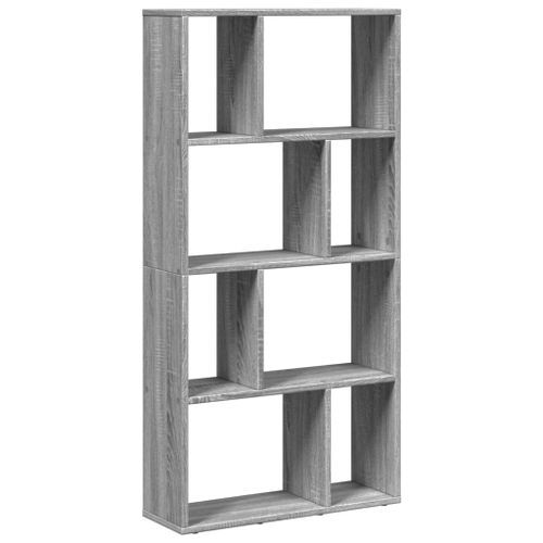 Bibliothèque sonoma gris 60x20x120 cm bois d'ingénierie - Photo n°2; ?>