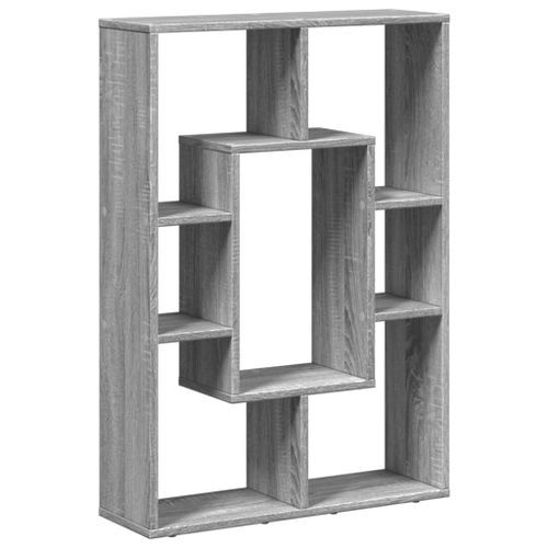 Bibliothèque sonoma gris 63x20x90 cm bois d'ingénierie - Photo n°2; ?>