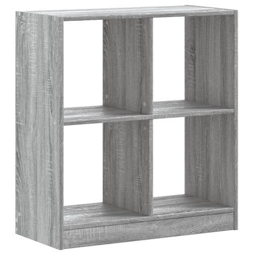 Bibliothèque sonoma gris 68,5x32x75 cm bois d'ingénierie - Photo n°2; ?>