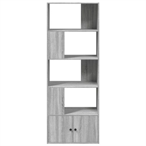 Bibliothèque sonoma gris 70x36x189 cm bois d'ingénierie - Photo n°3; ?>