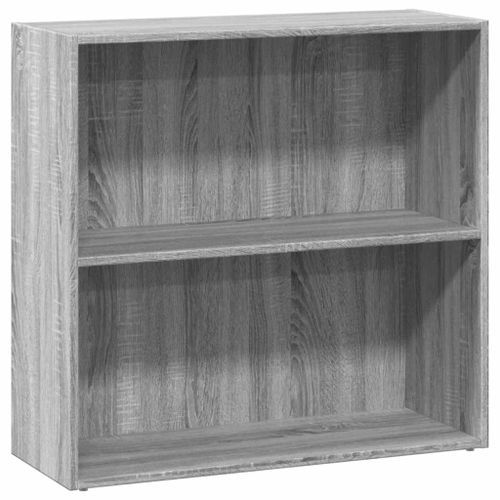 Bibliothèque sonoma gris 80x30x77 cm bois d'ingénierie - Photo n°2; ?>