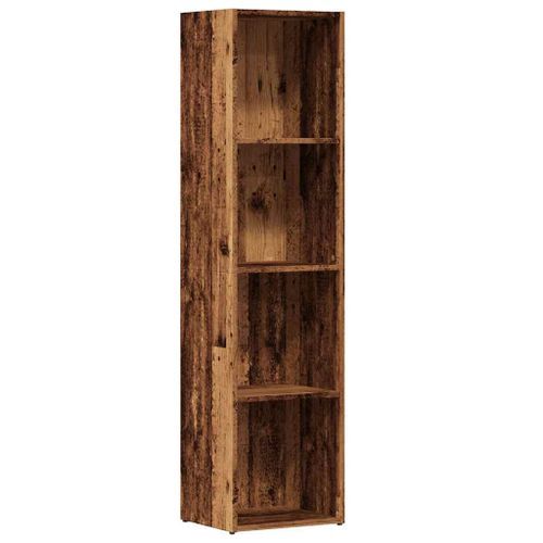 Bibliothèque vieux bois 36x30x114 cm bois d'ingénierie - Photo n°2; ?>