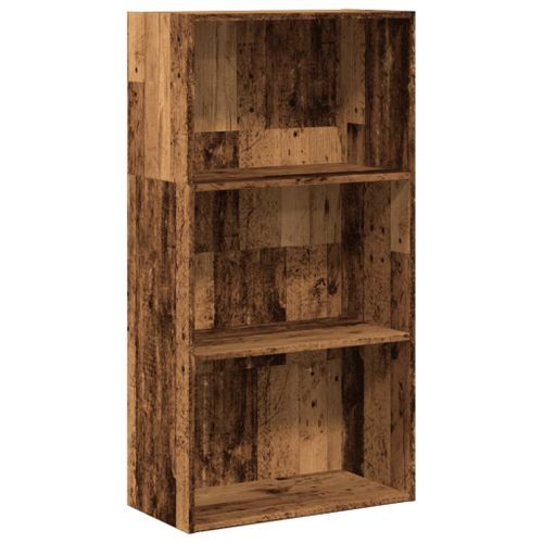 Bibliothèque vieux bois 60x30x114 cm bois d'ingénierie - Photo n°2; ?>