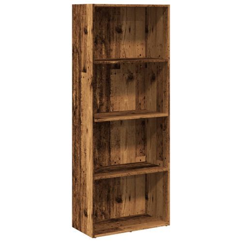 Bibliothèque vieux bois 60x30x152 cm bois d'ingénierie - Photo n°2; ?>