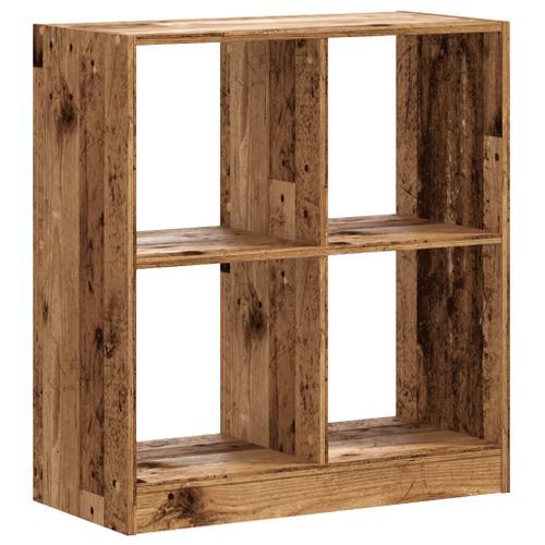 Bibliothèque vieux bois 68,5x32x75 cm bois d'ingénierie - Photo n°2; ?>