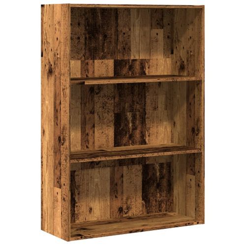 Bibliothèque vieux bois 80x30x114 cm bois d'ingénierie - Photo n°2; ?>