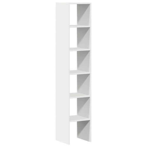 Bibliothèques 2 pcs empilable blanc 30x30x80 cm bois ingénierie - Photo n°2; ?>