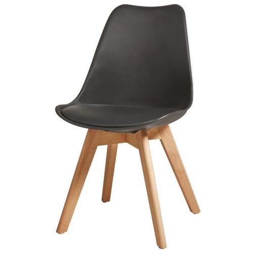 BJORN Lot De 4 Chaises De Salle A Manger - Simili Noir - Scandinave - L 49 X P 56 Cm 14 BJORN Lot de 4 chaises de salle a manger - Simili noir - Scandinave - L 49 x P 56 cm - Photo n°2; ?>