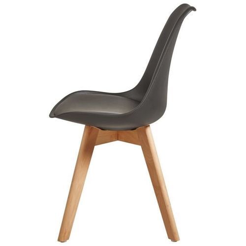 BJORN Lot De 4 Chaises De Salle A Manger - Simili Noir - Scandinave - L 49 X P 56 Cm 15 BJORN Lot de 4 chaises de salle a manger - Simili noir - Scandinave - L 49 x P 56 cm - Photo n°3; ?>