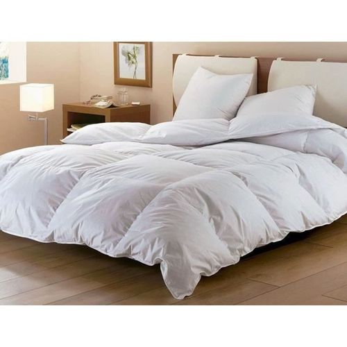 BLANREVE Couette Naturelle Duvet Percale de Coton - Anti-acariens - 240x260cm - Photo n°3; ?>