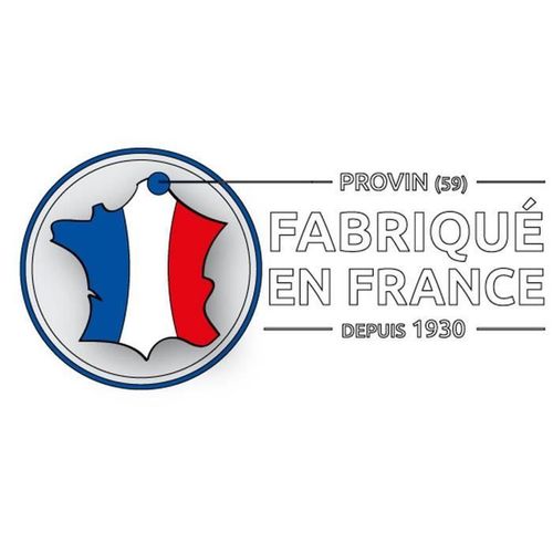 BLEU CALIN Couette chaude bicolore Graphite / Chamois 220x240 cm - Photo n°3; ?>