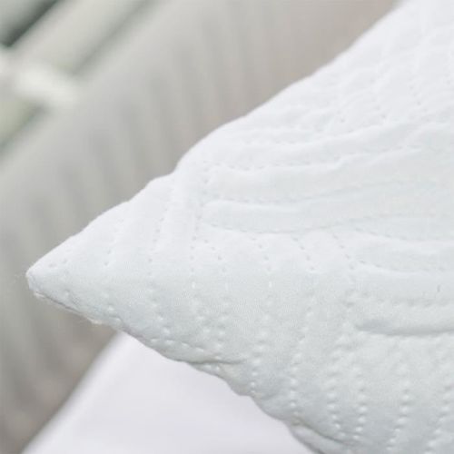 BLEU CALIN Oreiller MATELASSE 60x60cm - Photo n°3; ?>