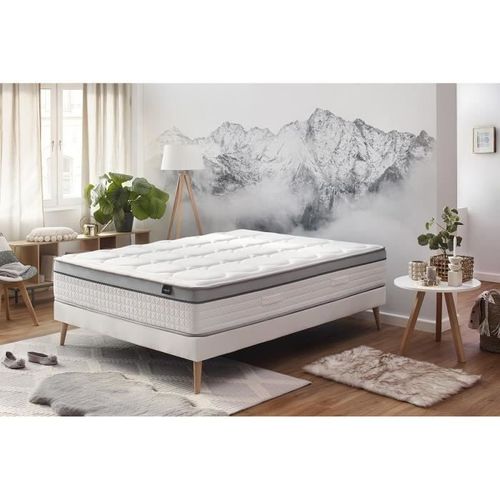 BOBOCHIC Matelas COSY 140x190 cm - 24 cm - Mémoire de Forme - Ferme - Anti Acariens et Anti Bactériens - Photo n°3; ?>