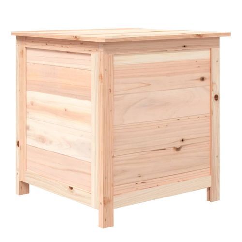 Boîte à coussins d'extérieur 50x50x56 cm Bois de sapin massif - Photo n°2; ?>