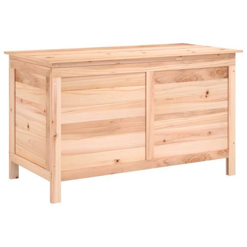 Boîte à coussins d'extérieur 99x50x56,5 cm bois de sapin massif - Photo n°2; ?>