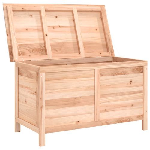 Boîte à coussins d'extérieur 99x50x56,5 cm bois de sapin massif - Photo n°3; ?>