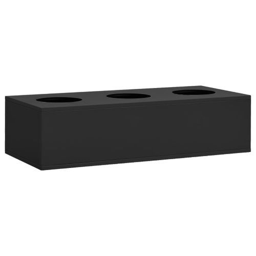 Boîte à fleurs de bureau Anthracite 90x40x23 cm Acier - Photo n°2; ?>