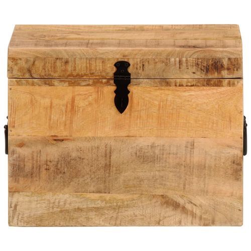 Boîte de rangement 39x28x31 cm Bois massif d'acacia - Photo n°2; ?>