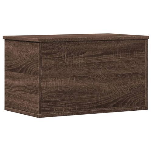 Boîte de rangement chêne marron 60x35x35 cm bois d'ingénierie - Photo n°2; ?>