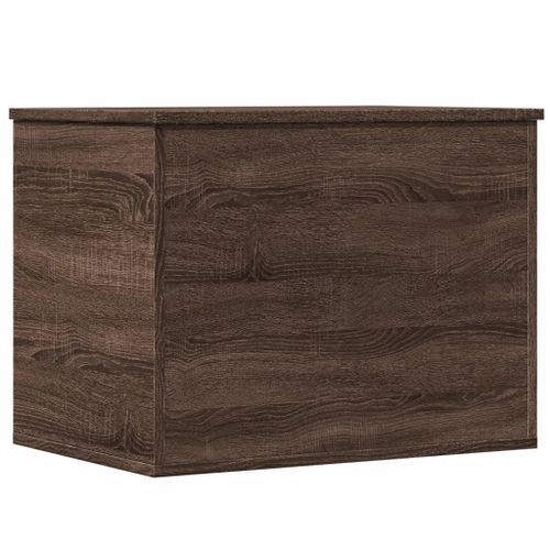 Boîte de rangement chêne marron 60x42x46 cm bois d'ingénierie - Photo n°2; ?>