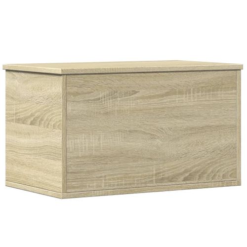 Boîte de rangement chêne sonoma 60x35x35 cm bois d'ingénierie - Photo n°2; ?>