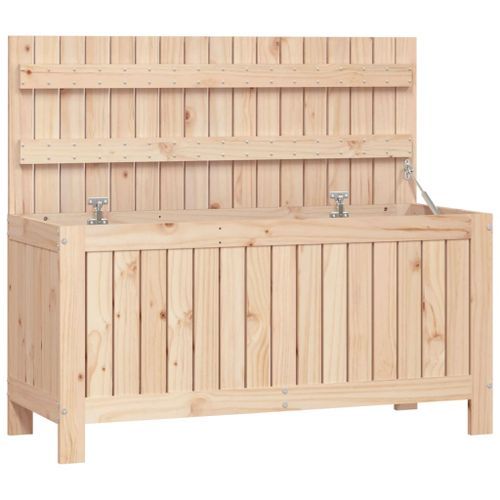 Boîte de rangement de jardin 108x42,5x54 cm Bois massif de pin - Photo n°2; ?>