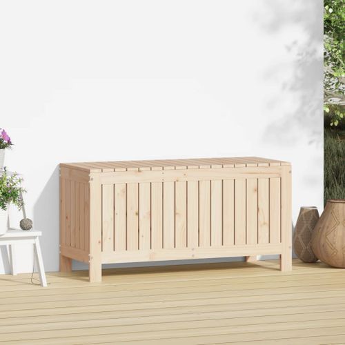 Boîte de rangement de jardin 108x42,5x54 cm Bois massif de pin - Photo n°3; ?>