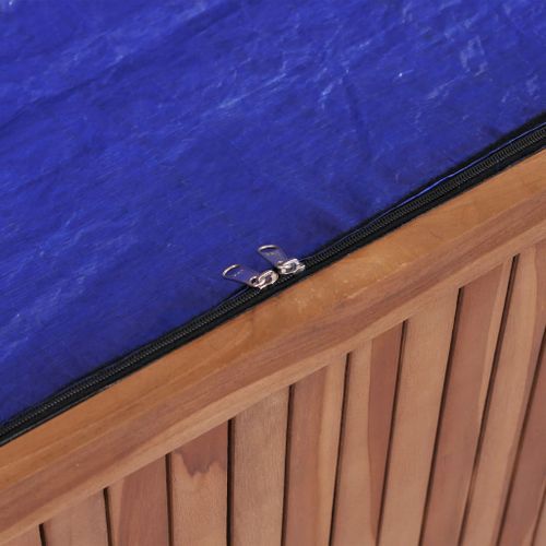 Boîte de rangement de jardin 120x50x58 cm Bois de teck solide - Photo n°2; ?>