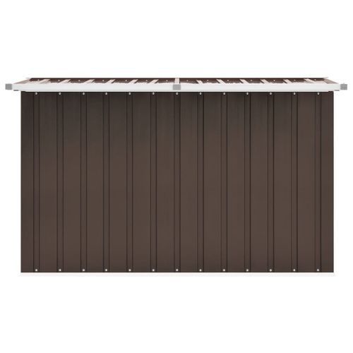 Boîte de rangement de jardin Marron 149x99x93 cm - Photo n°3; ?>