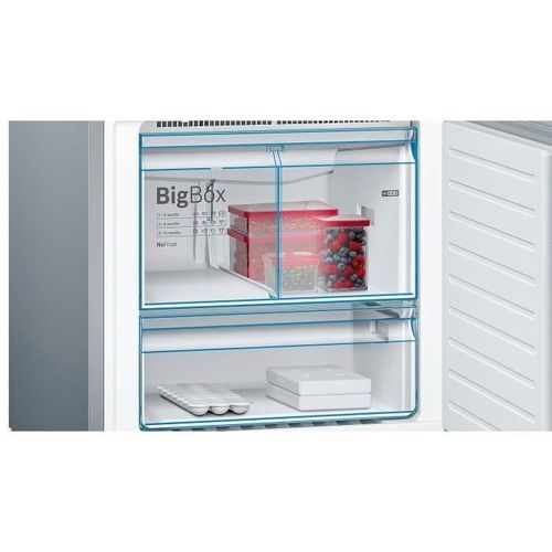 BOSCH KGF56PIDP Réfrigérateur combiné - 480 L (375 L + 105 L)- NoFrost MultiAirflow - A+++ - HxLxP 193 x 70 x 80 cm - Inox - Photo n°3; ?>