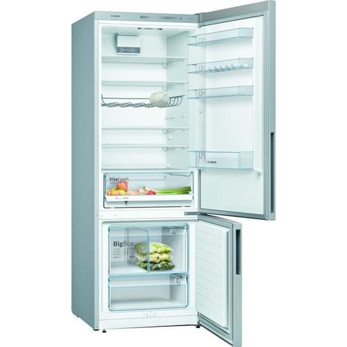 BOSCH KGV58VLEAS - Réfrigérateur combiné - 500 L (376 L + 124 L) - Froid low frost grande capacité- L 70 x H 191 cm - Inox - Photo n°2; ?>