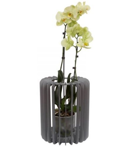 Bougeoir cylindrique métal gris Cordial - Photo n°2; ?>