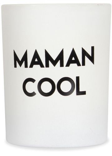 Bougie message pot verre 'Maman Cool' (D.8xH.10cm) - Photo n°3; ?>